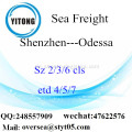 Shenzhen-Hafen LCL Konsolidierung nach Odessa